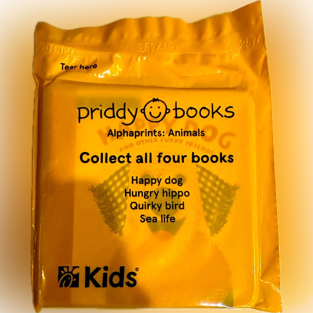 2025 HAPPY DOG BOARD PRIDDY BOOKS ALPHAPRINTS ANIMAL COLLECTION CHICK FIL A KIDS